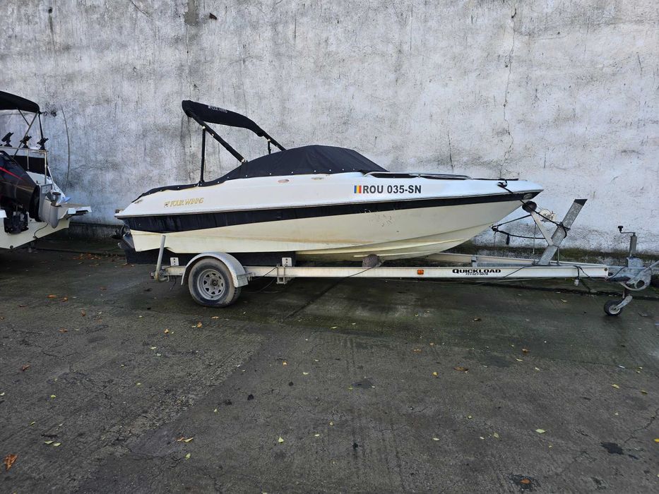 FOUR WINNS 180 HORIZON + motor VOLVO PENTA nou + peridoc aluminiu