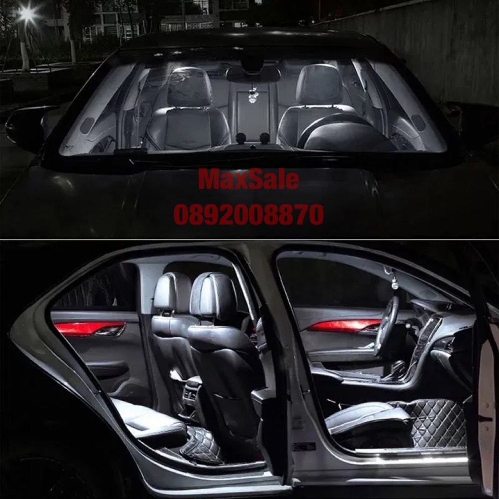 Интериорни LED крушки VW Touareg Touran Caddy Sharan Transporter xenon