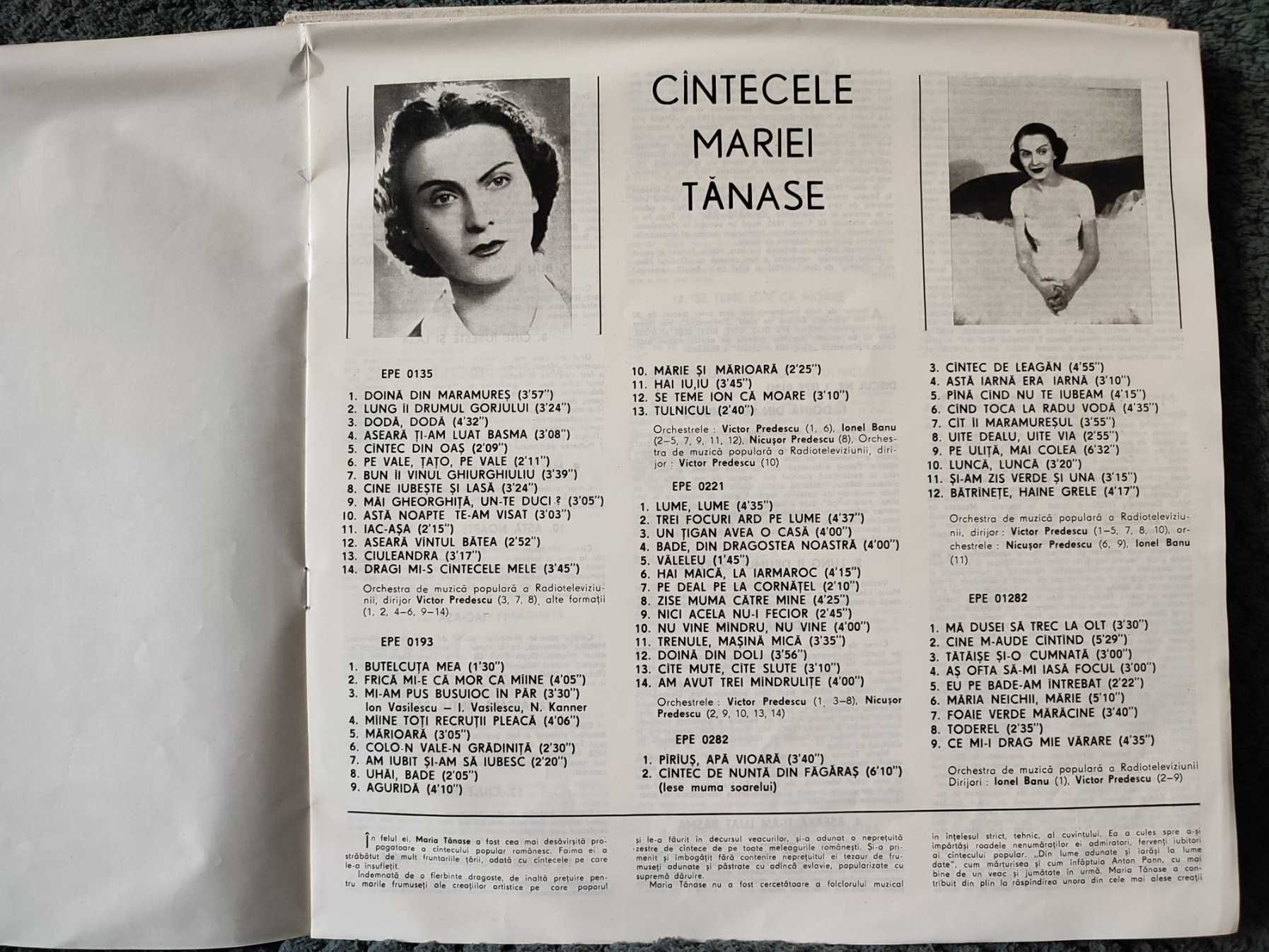 Vinil Maria Tanase