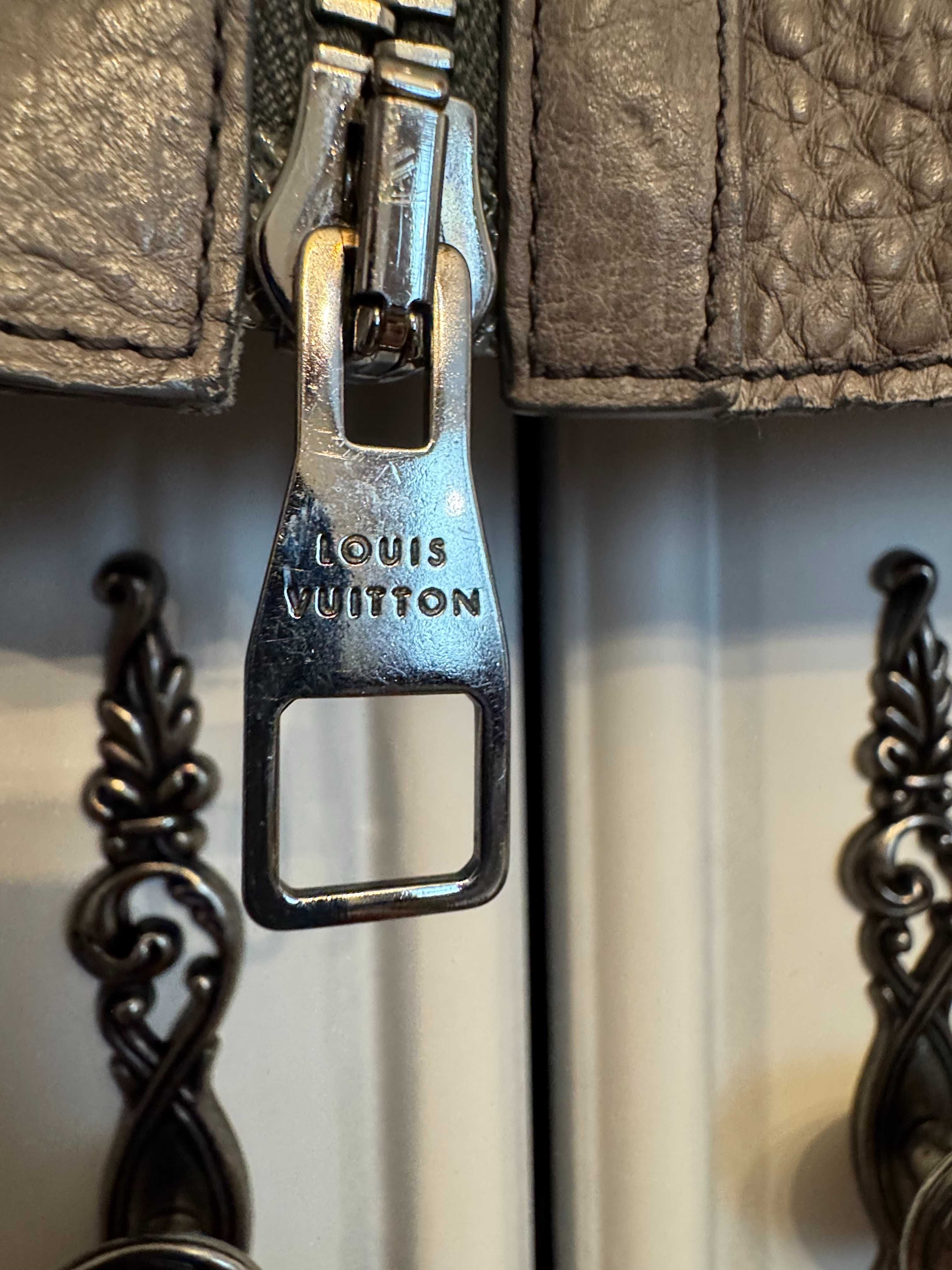 Geaca autentica Louis Vuitton din piele de bizon primavara/toamna