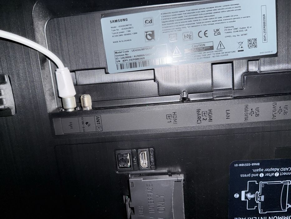 Televizor Samsung 43AU9072, 108cm, 4k HDR