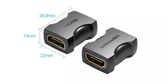 HDMI 2.0 към HDMI 2.0 Женски Extender Удължител