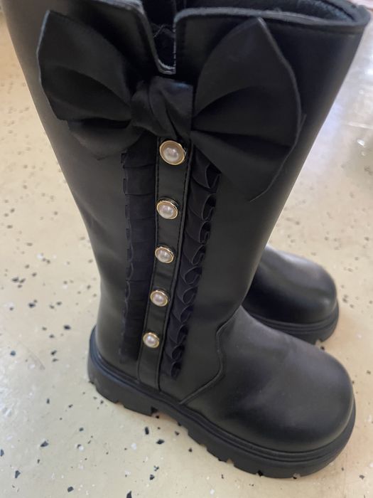 Cizme negre fetiță nr 27