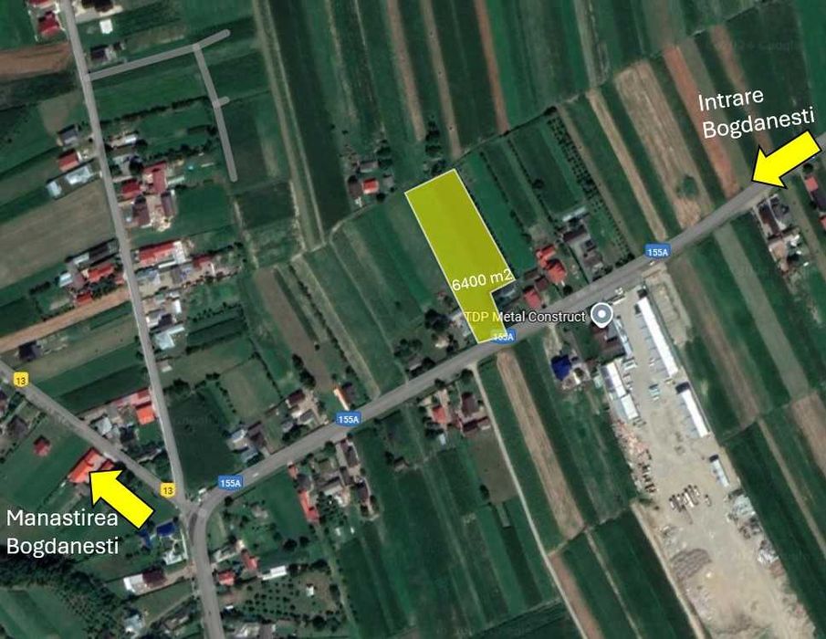 Teren intravilan în Bogdănești