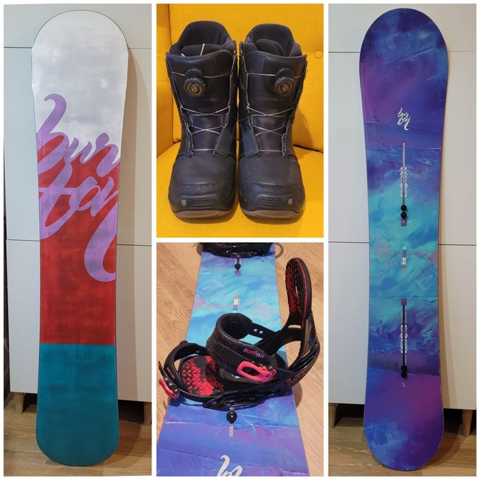 Placa snowboard Burton 155 + legaturi Burton EST + boots Burton BOA 42