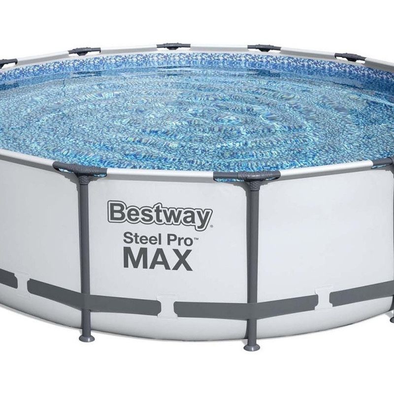 Сглобяем басейн Bestway 56950 Steel pro Max с филтърна помпа 427х107см