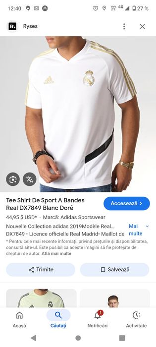 Tricou Adidas original Real Madrid