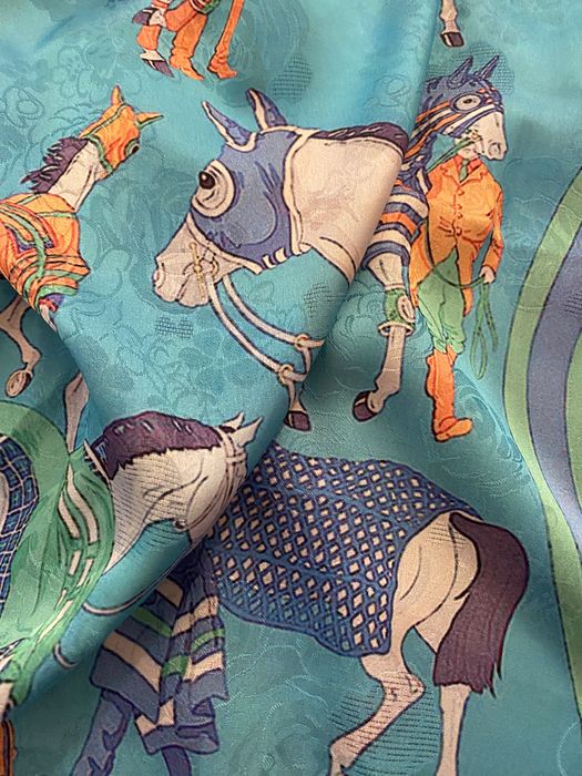 Дамски шал естествена коприна