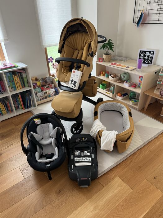 Carucior Stokke Xplory Galben plus accesorii