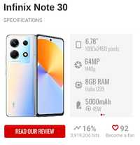 Infinix note 30 8/256