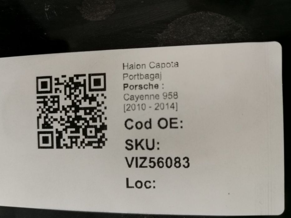 Хаион Капак Багажник Порше / Porsche Cayenne 958 Оригинален