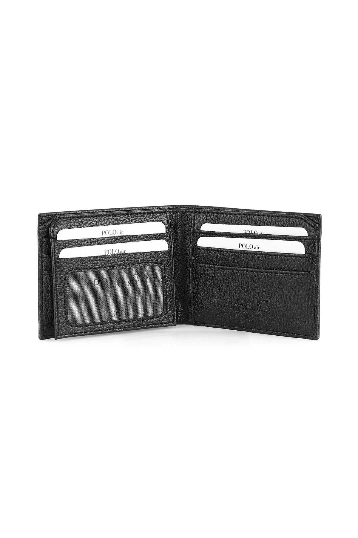 Мъжки комплект, запалкаZippo, колан,часовник, портфейл,Polo Air, черен