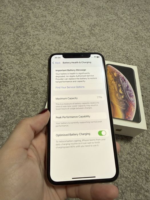 Telefon Iphone xs gold 64gb