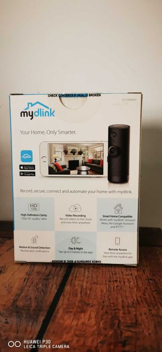 Camera mini IP Wireless D-LINK DCS-8000LH, HD 720p, IR, zi/noapte