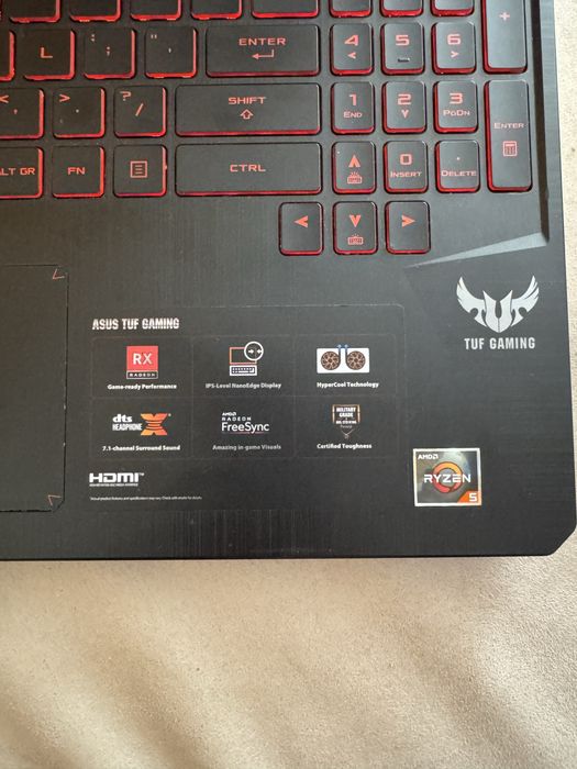 Лаптоп ASUS TUF Gaming FX505DY
