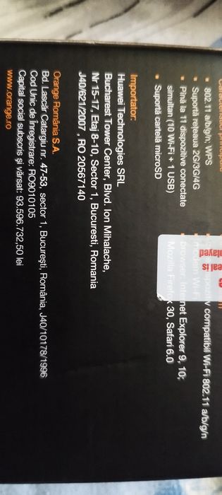 Router wireless 4G cu sim decodat de orice retea care se poate conecta