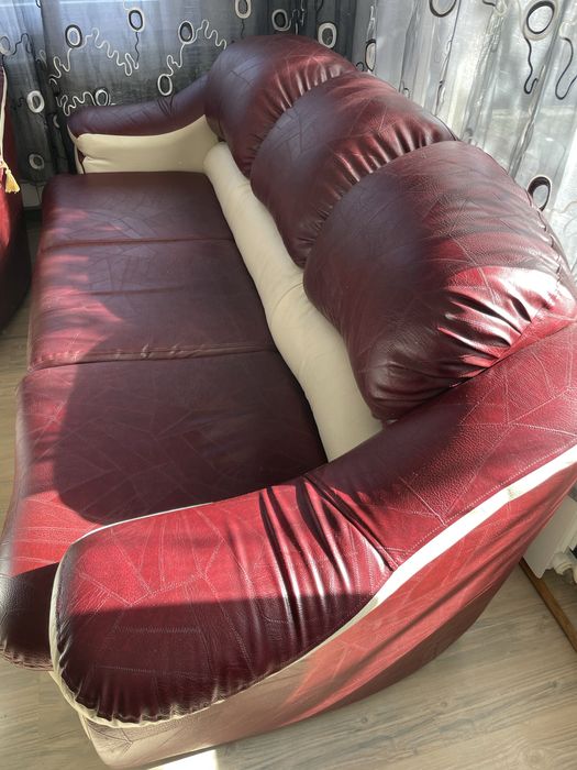 Холна гарнитура от еко кожа