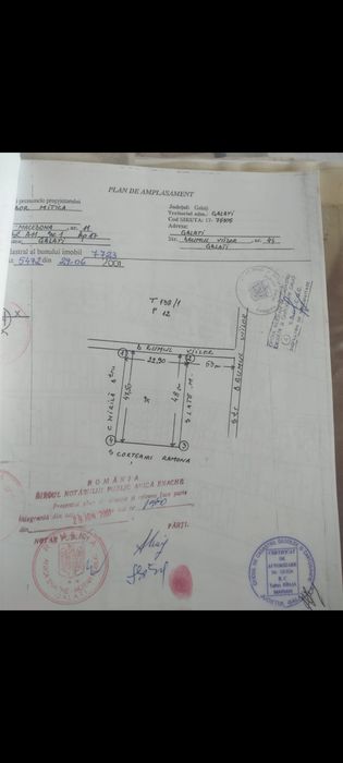 Vând teren intravilan str. Drumul Viilor (centura Galați)