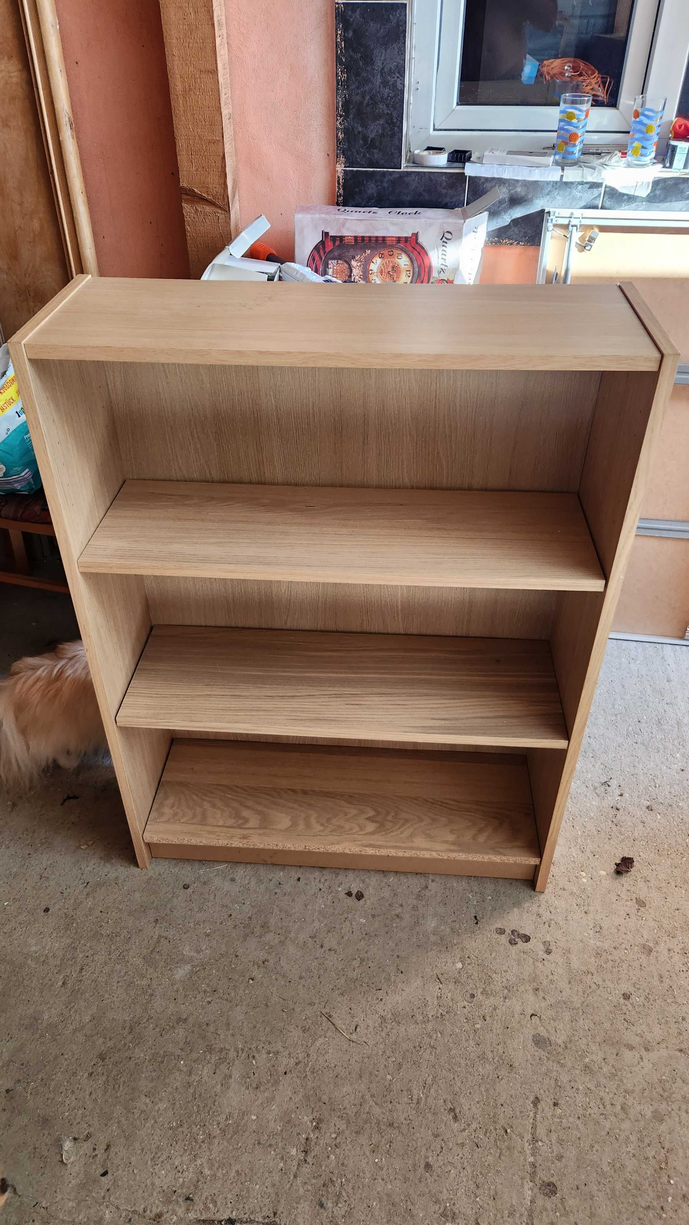 Bibliotecă, aspect stejar Ikea