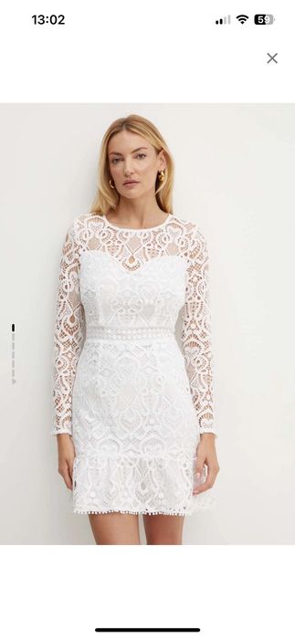 Rochie alba petrecere NOUA