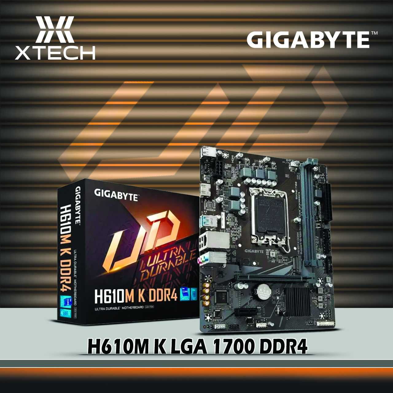Материнская плата GIGABYTE B610M K LGA 1700 DDR4