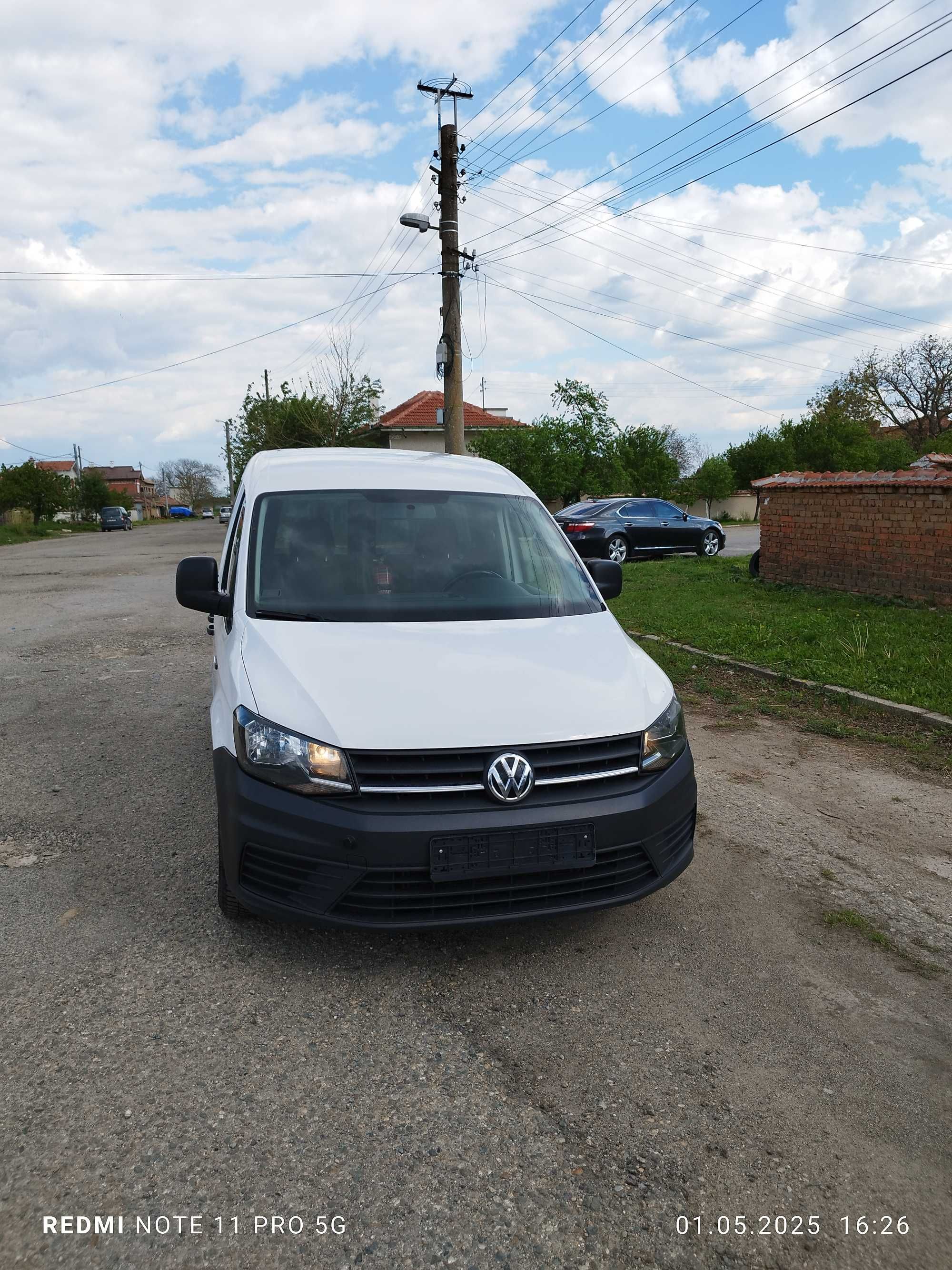 2017 Volkswagen cady cng 6 dsg