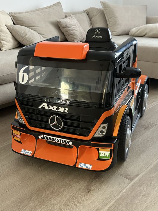 Masinuta electrica copii camion Mercedes Benz Axor 12v telecomanda Tir