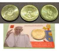 4 monede Vatican 50 euro cent eurocent