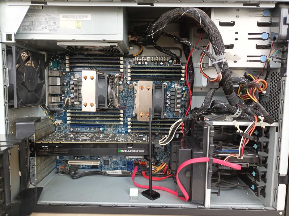 Работна станция LENOVO D30; 112GB RAM; K6000 12GB; 2x Xeon E5-2697 v2