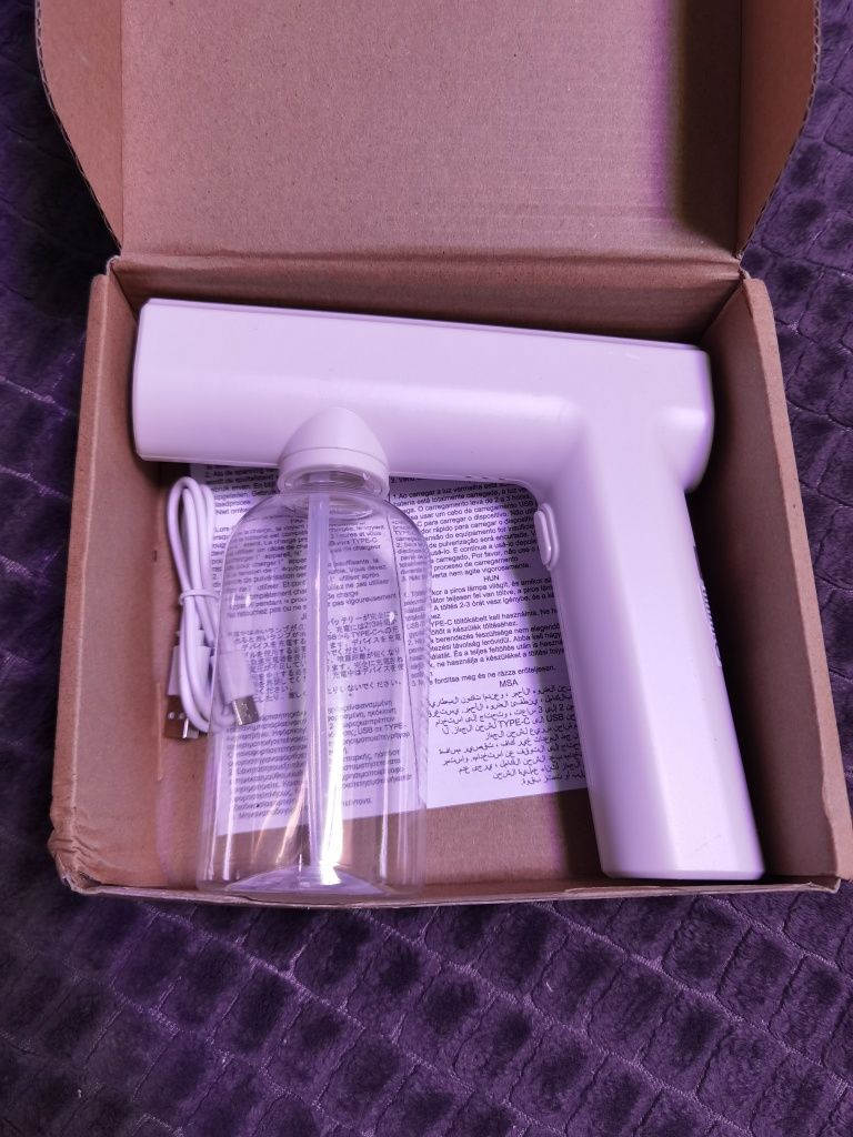 Pulverizator electric cu acumulator alb