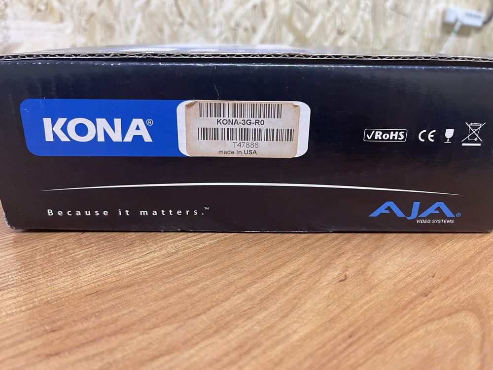 Продам карту захвата и вывода Pci AJA Kona-3G