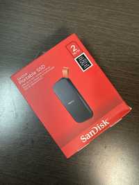 SSD Extern SanDisk Portable, 2TB, USB 3.2 , Type-C, Sigilat