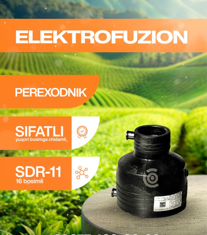 truba Gofra drenaj fitinglar politin trubalar elektro fuzyoniy fiting