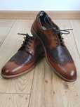 Pantofi barbatesti Pat Calvin eleganti maro-  NOU