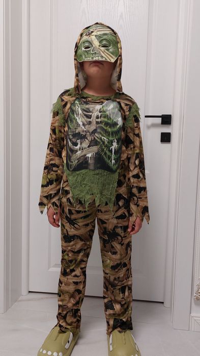 Costum de Halloween zombi verde