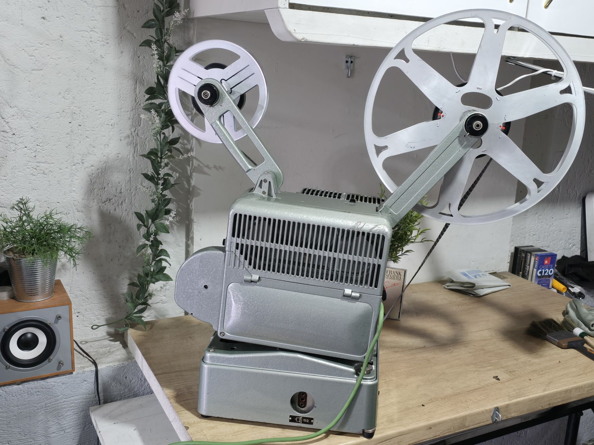 SIEMENS 2000 film 16MM ,video proiector retro 1960, audio amplificator