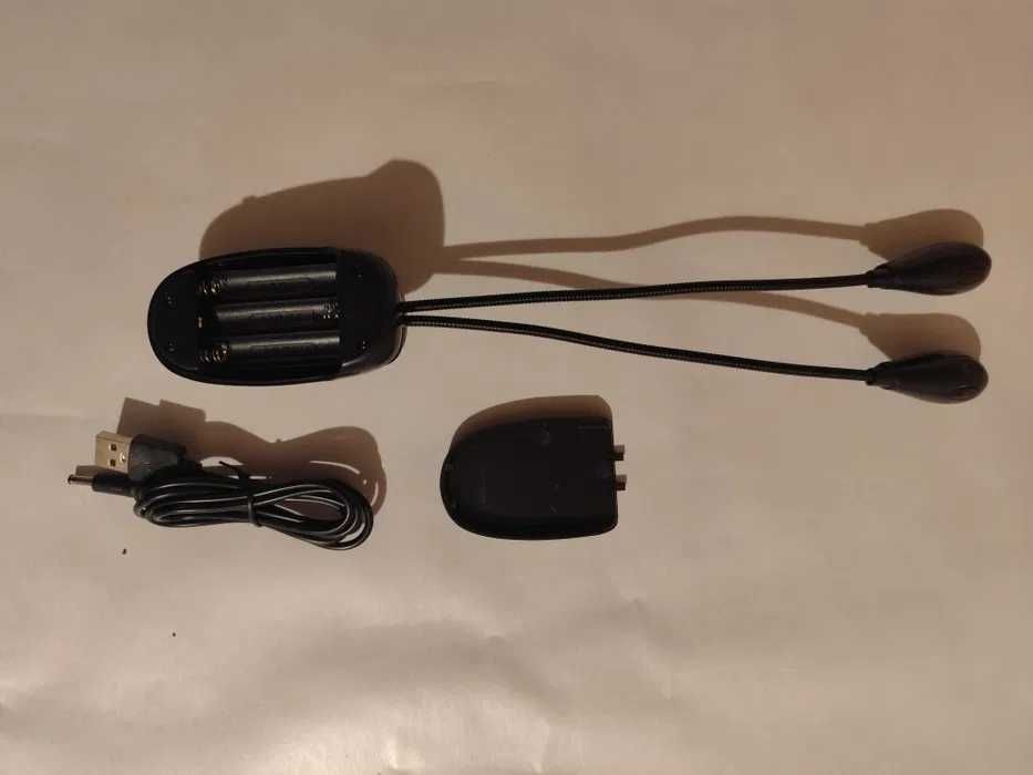 Преносима LED лампа/лампички за четене на батерии/USB