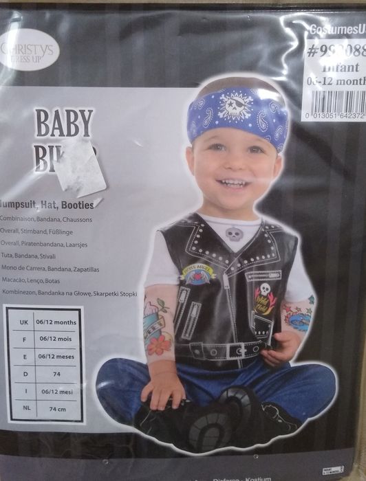 Costum Baby Biker pt petreceri, Halloween, serbari