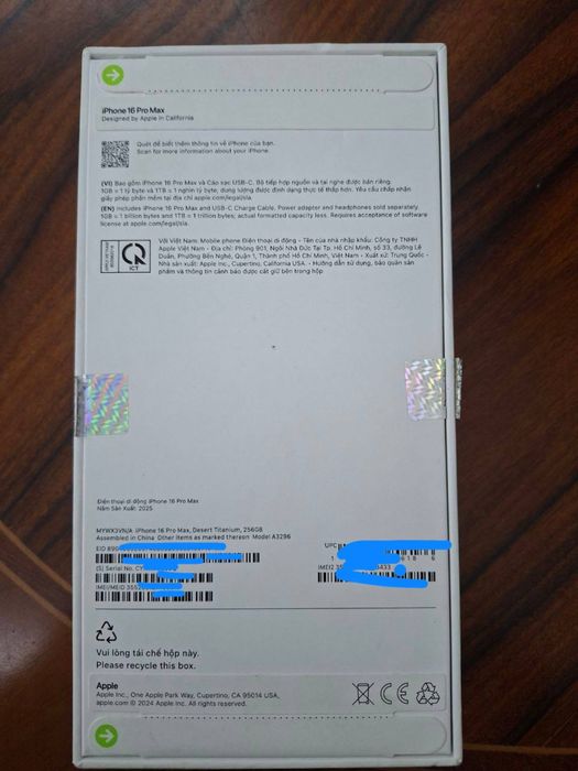 Iphone 16 Pro Max 256