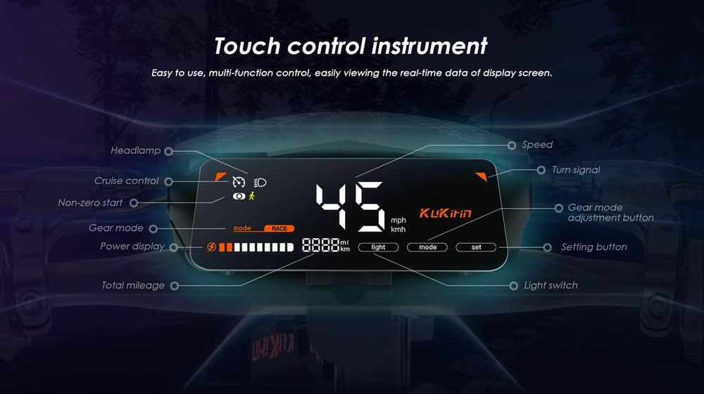 Trotinetă Electrică 50 km/h sigilata Kukirin G2 2025  5
