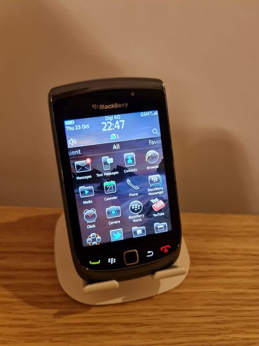 Blackberry 9800 Black negru, telefon vechi de colectie, stare buna!