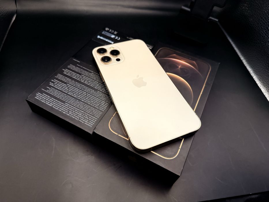 iPhone 12 Pro Max Gold 128GB impecabil