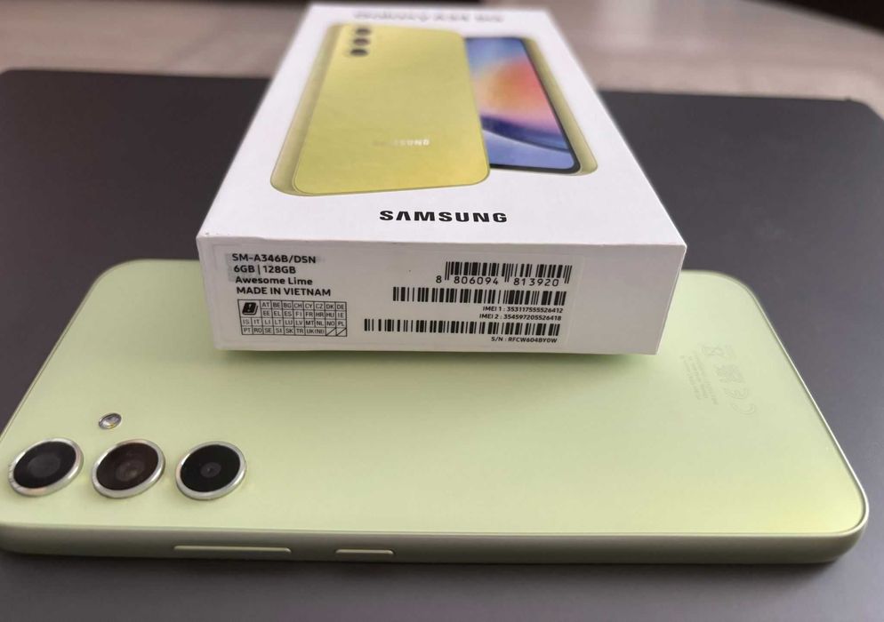 Vând telefon SAMSUNG Galaxy A34 5G, 128GB,DSN 6 GB RAM Dual SIM..