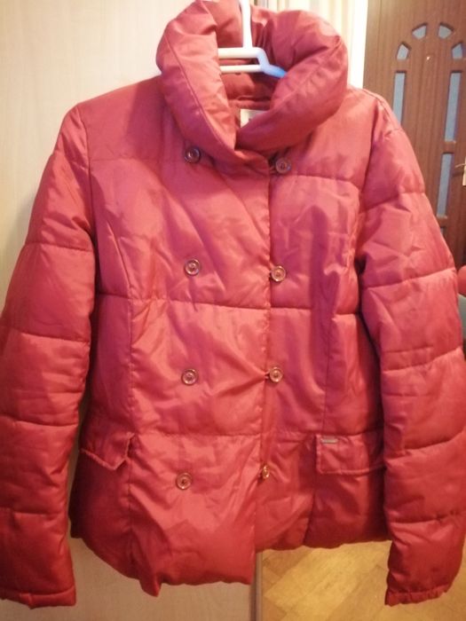 Geaca dama de fâș cu umplutura de puf moderna și călduroasă