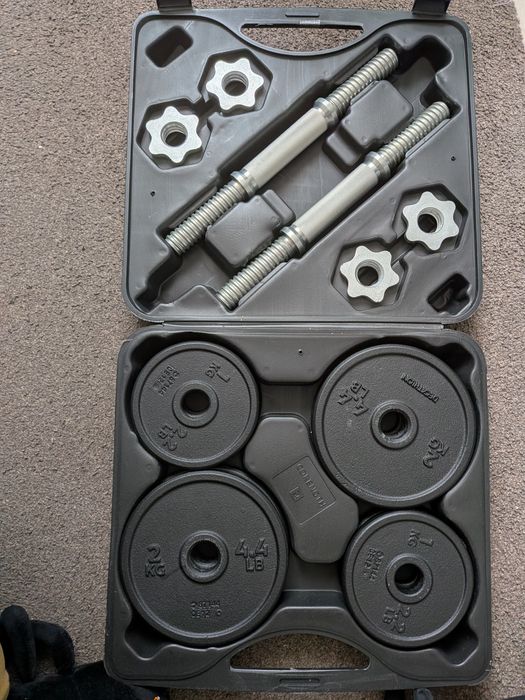 Set gantere decathlon 20 kg