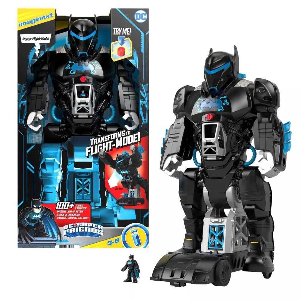 Игровой набор Робот-Бэтмен 2 в 1 DC Super Friends Imaginext Batman