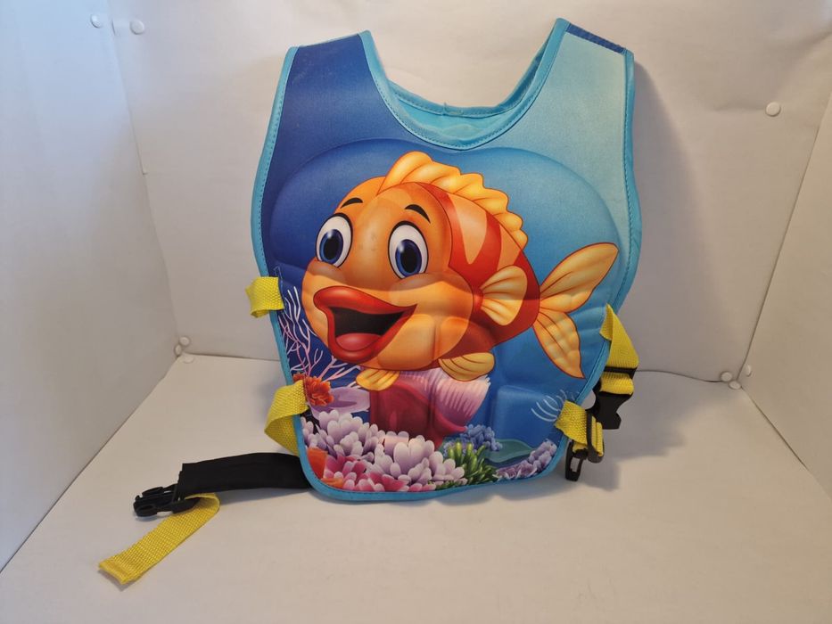Vestă înot copii 10-20 kg, model peștișor, nouă
