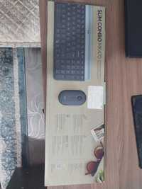 Безпроводные мышка и клавиатура от logitech slim COMBO mk470 новые