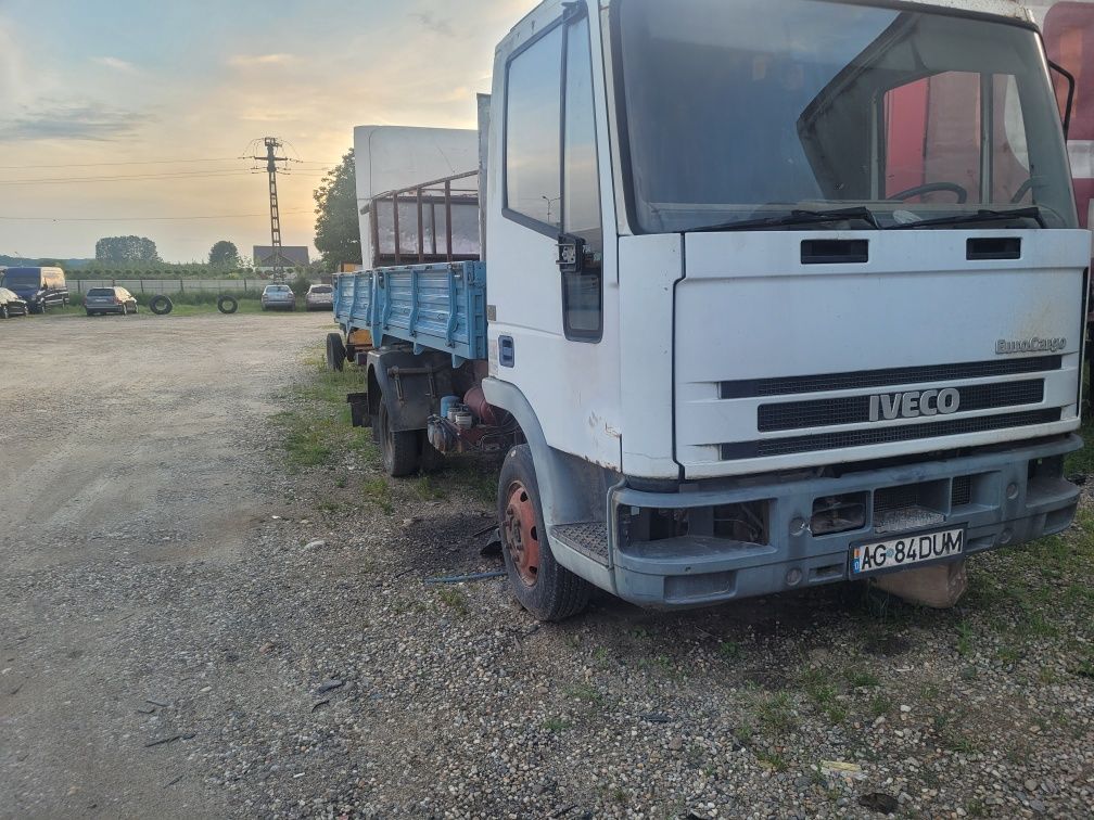 sasiu axe si arcuri, cabina si roti iveco eurocargo fara motor