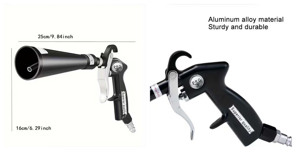 Пневматичен пистолет за сухо почистване Tornador PRO - EU стандарт